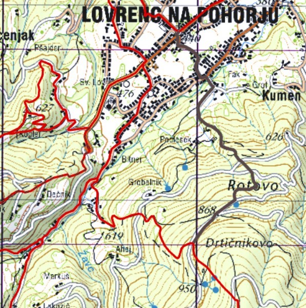 OPOZORILO | Sečnja na območju Lovrenca na Pohorju