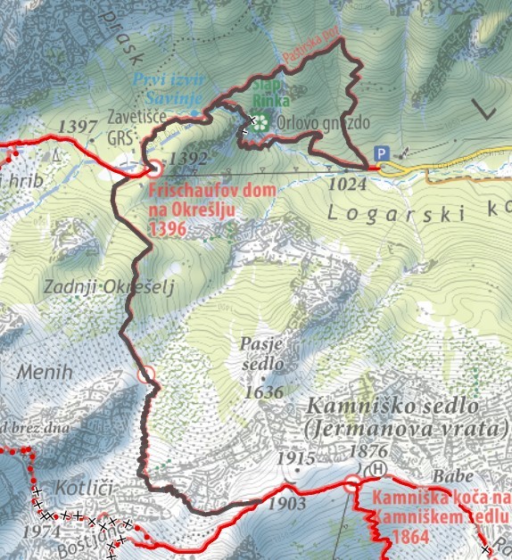 ZAPRTA POT | Logarska dolina–Okrešelj–Kamniško sedlo
