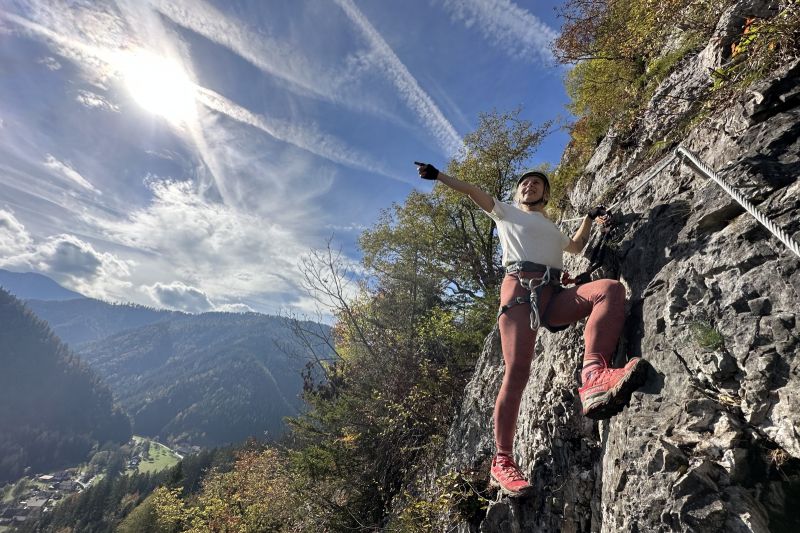 Nadaljevalni tečaj & OLIMP-LINE ferata »zahtevna feratarska avantura na Koroškem«