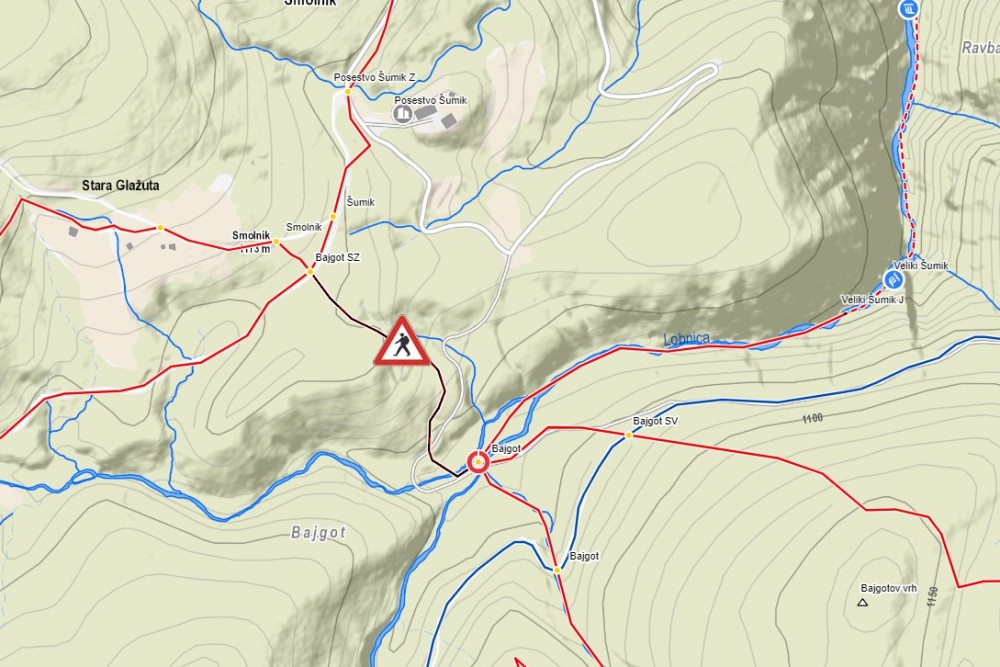 OPOZORILO | Sečnja na območju Šumika na Pohorju