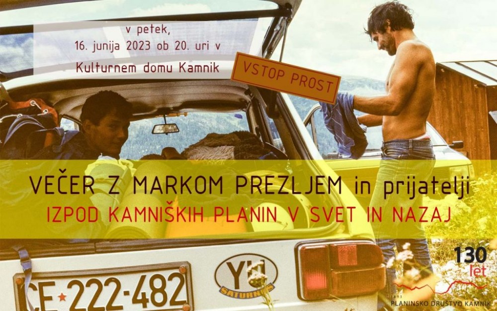 VABILO I Večer z Markom Prezljem